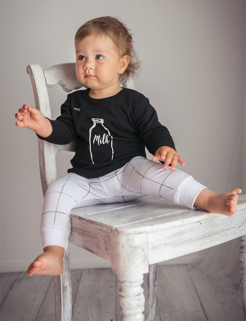 2-dílná kojenecká souprava Koala MILK černá&nbsp;-&nbsp;80 (9-12m) - obrázek 3
