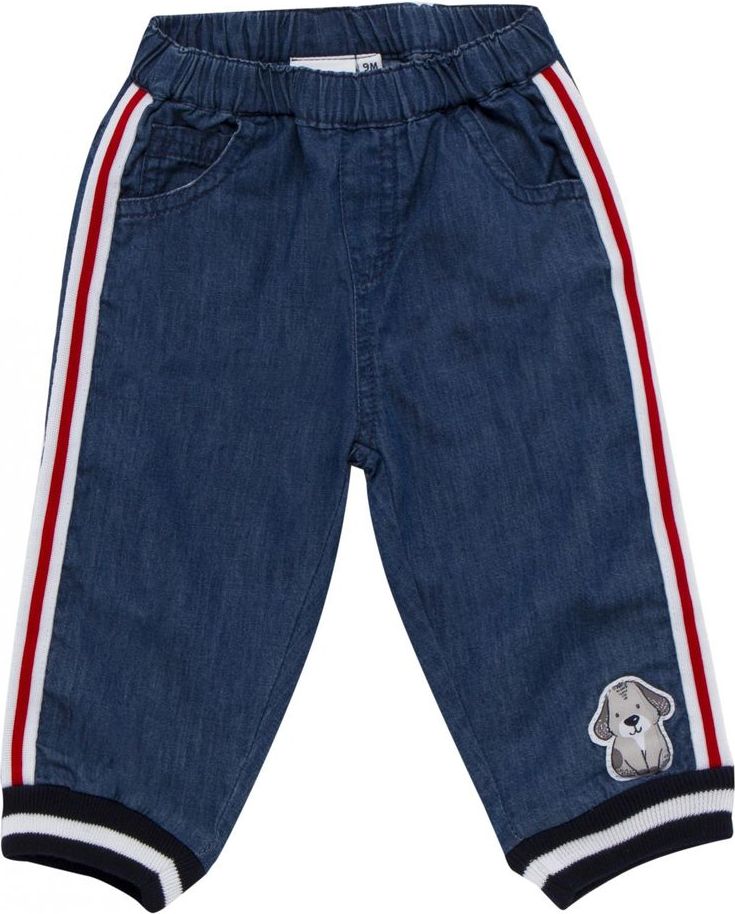Cangurino chlapecké džíny s elastickám pasem 68 modrá - obrázek 1