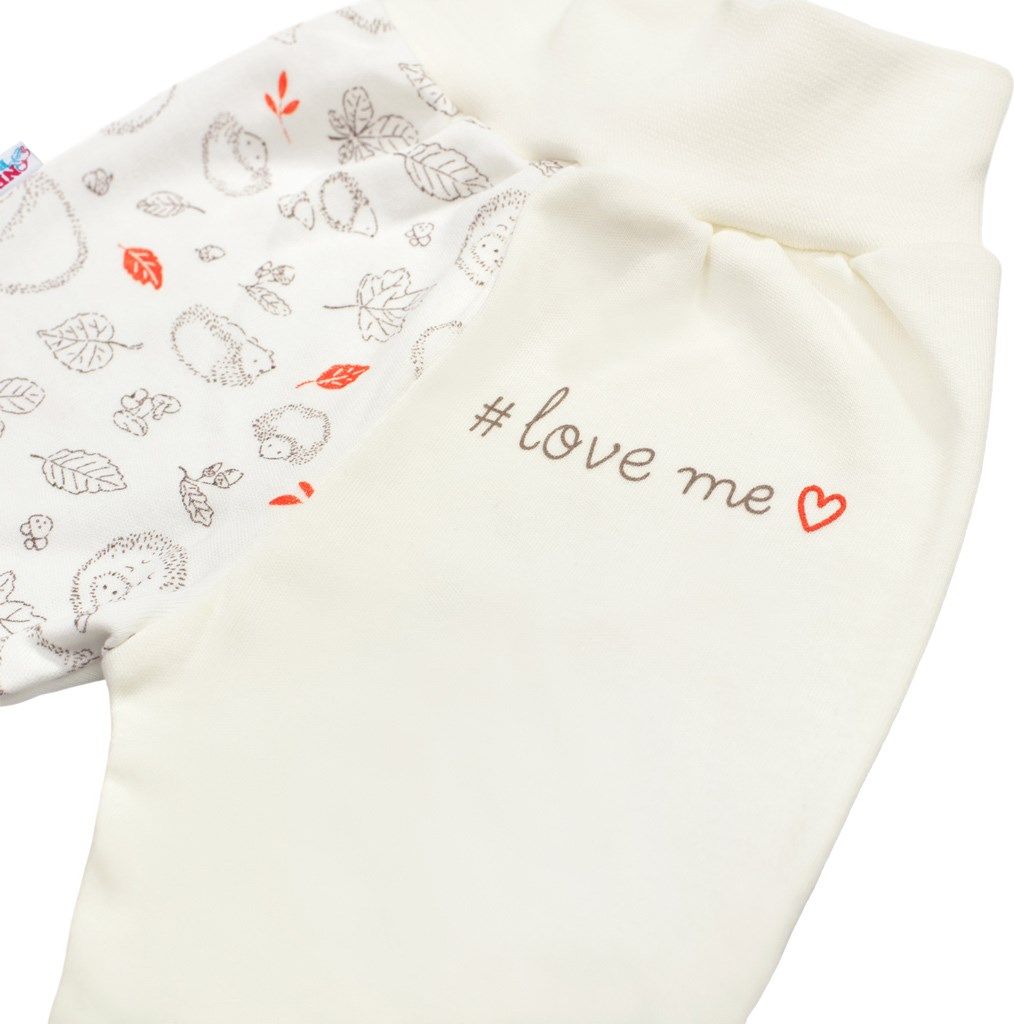 Kojenecká bavlněná souprava New Baby Hedgehog červená&nbsp;-&nbsp;74 (6-9m) - obrázek 3