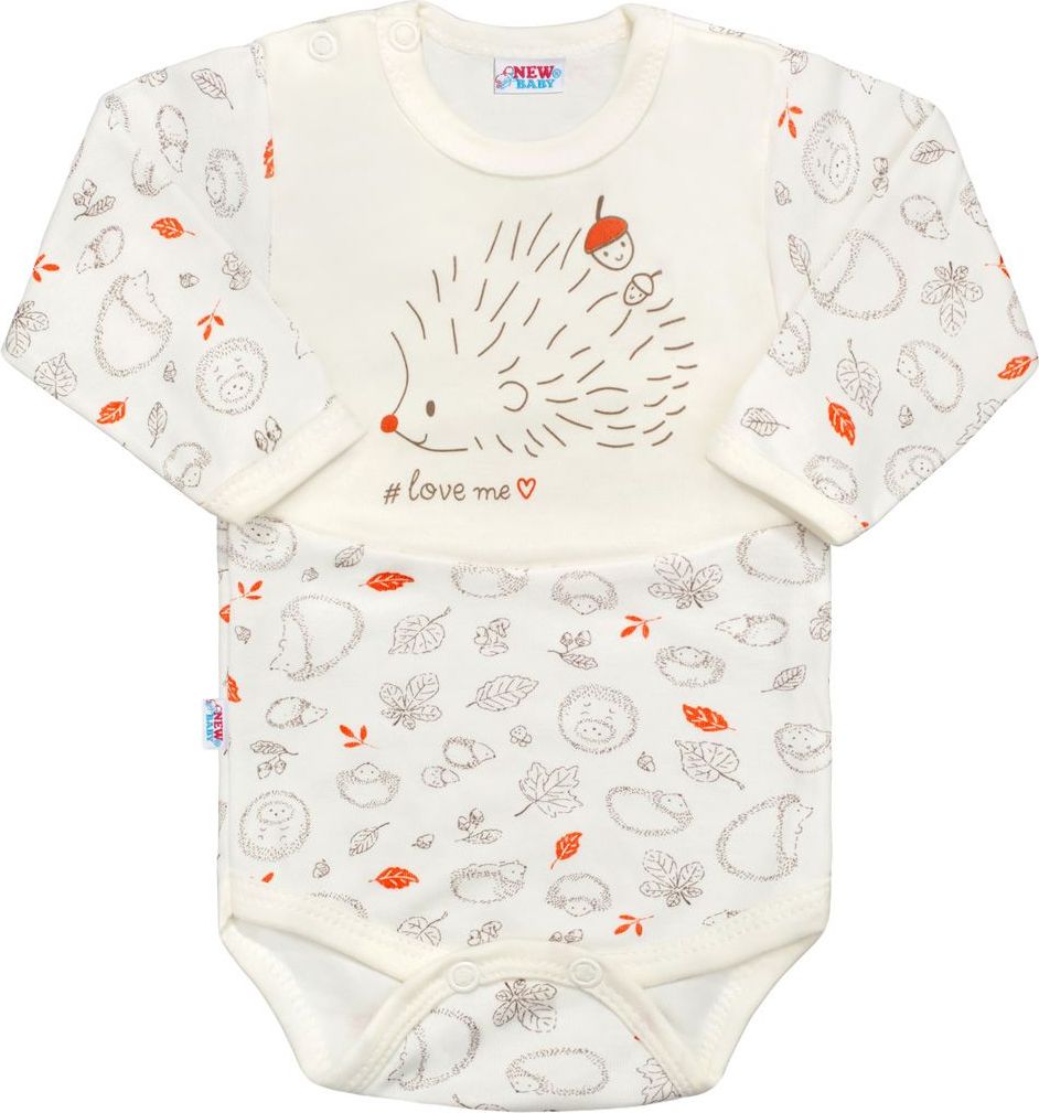 Kojenecká bavlněná souprava New Baby Hedgehog červená&nbsp;-&nbsp;74 (6-9m) - obrázek 4