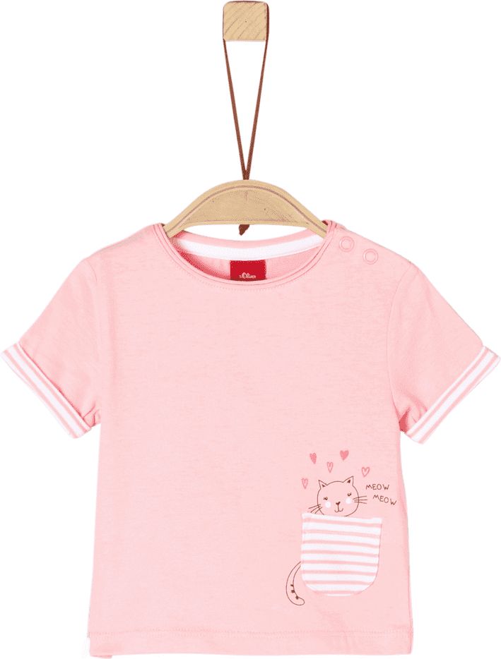 s.Oliver dívčí tričko 74 růžová - obrázek 1