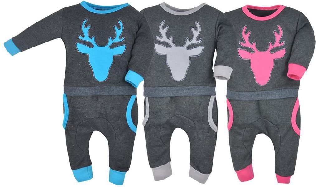 Kojenecké tepláčky a mikinka Koala Deer šedé&nbsp;-&nbsp;86 (12-18m) - obrázek 2