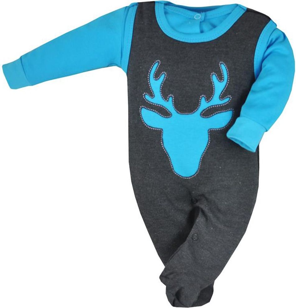 2-dílná kojenecká soupravička Koala Deer šedá - 62 (3-6m)