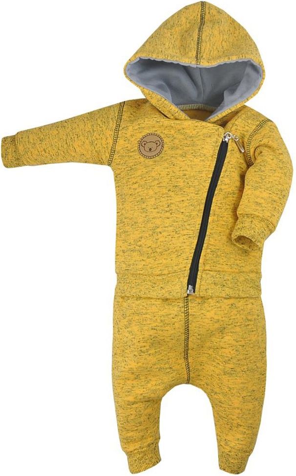 Kojenecké tepláčky a mikinka Koala Koala melírovaná žlutá 62 (3-6m) - obrázek 1