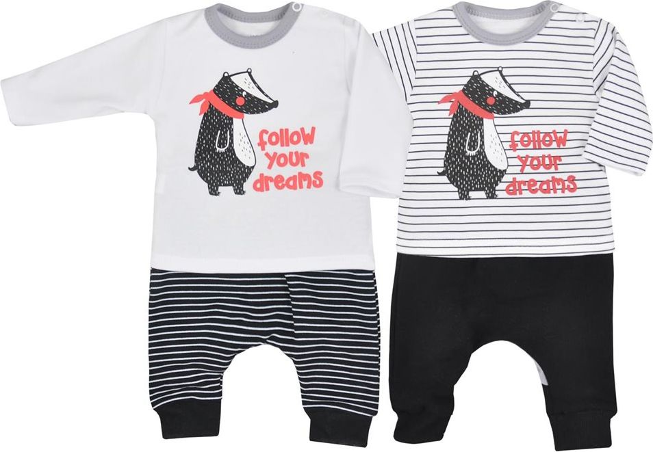 Kojenecké tepláčky a tričko Koala Jezevec pruhy&nbsp;-&nbsp;80 (9-12m) - obrázek 2