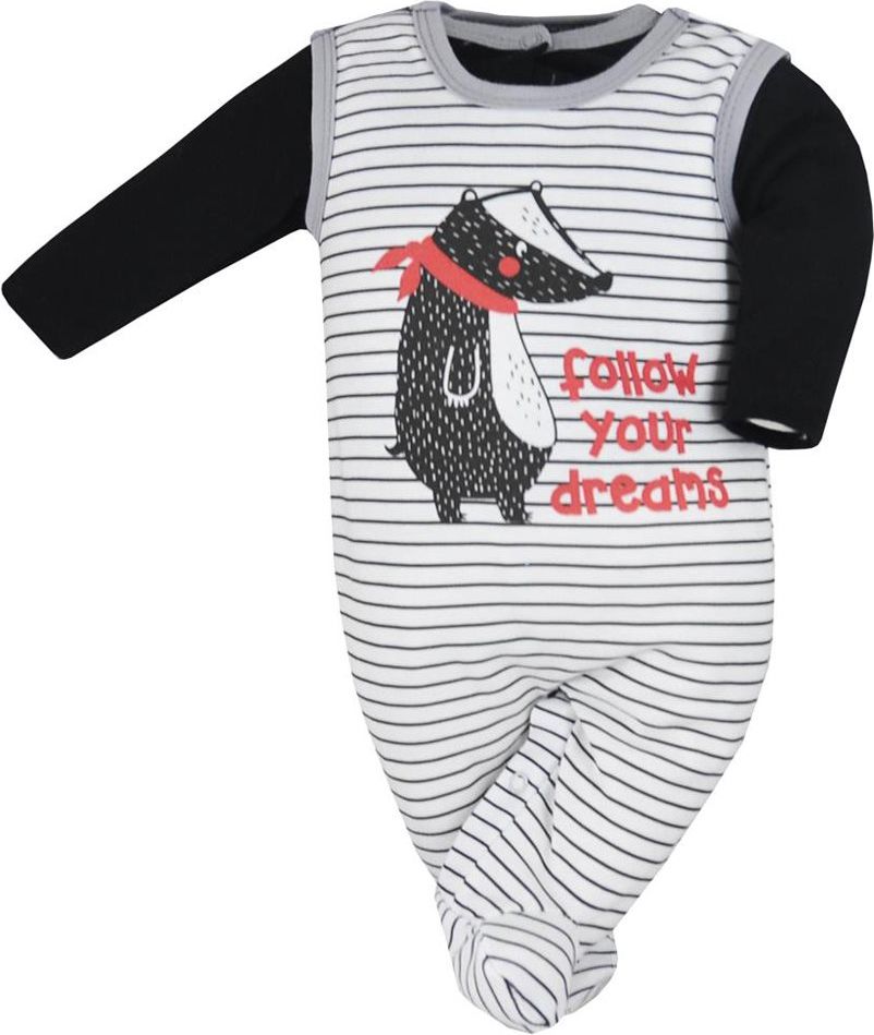 2-dílná kojenecká soupravička Koala Jezevec s obrázkem&nbsp;-&nbsp;68 (4-6m)