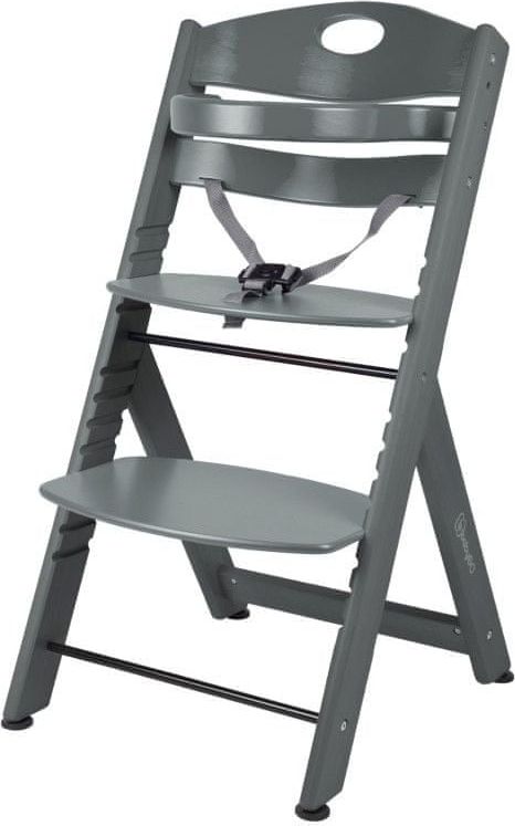 BabyGO Jídelní židlička FAMILY XL Grey - obrázek 1
