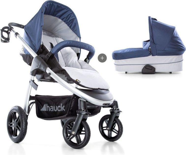 Hauck iPro Saturn R Duoset kočárek 2019 denim/silver - obrázek 1