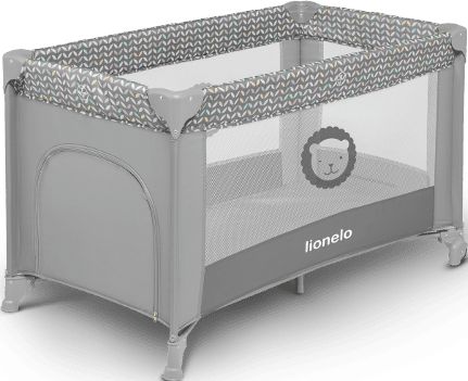 Lionelo Cestovní postýlka Adriaa GRAY SCANDI - obrázek 1