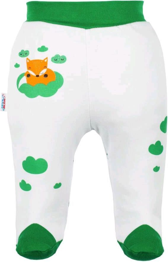 Kojenecké bavlněné polodupačky New Baby Liška zelená&nbsp;-&nbsp;86 (12-18m) - obrázek 1