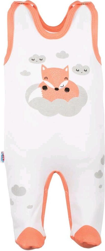 Kojenecké bavlněné dupačky New Baby Liška lososová&nbsp;-&nbsp;86 (12-18m) - obrázek 1