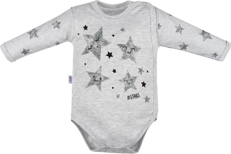 Kojenecké body s bočním zapínáním New Baby Stars - 50 - obrázek 1