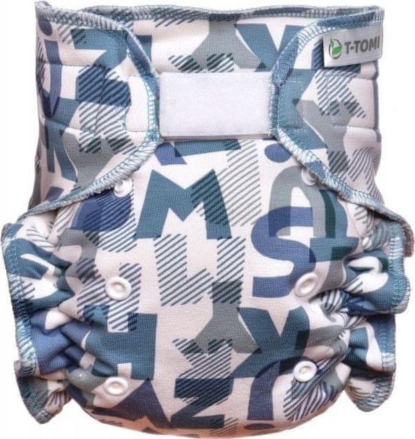 T-Tomi Přebalovací set suchý zip, Green Alphabet - obrázek 1