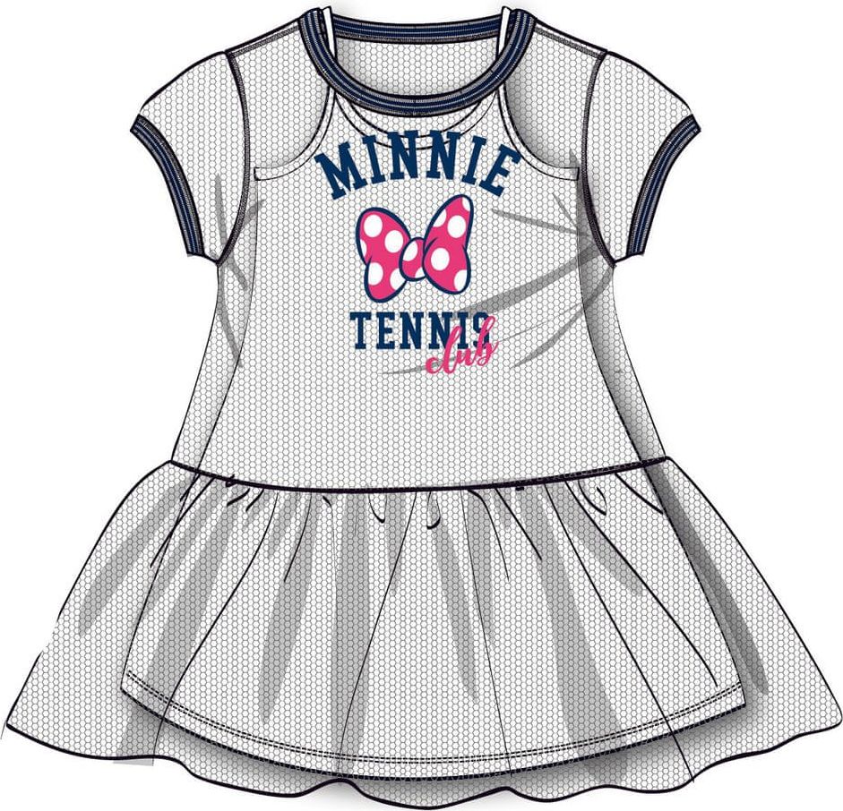 Disney by Arnetta dívčí šaty Minnie 128 bílá - obrázek 1