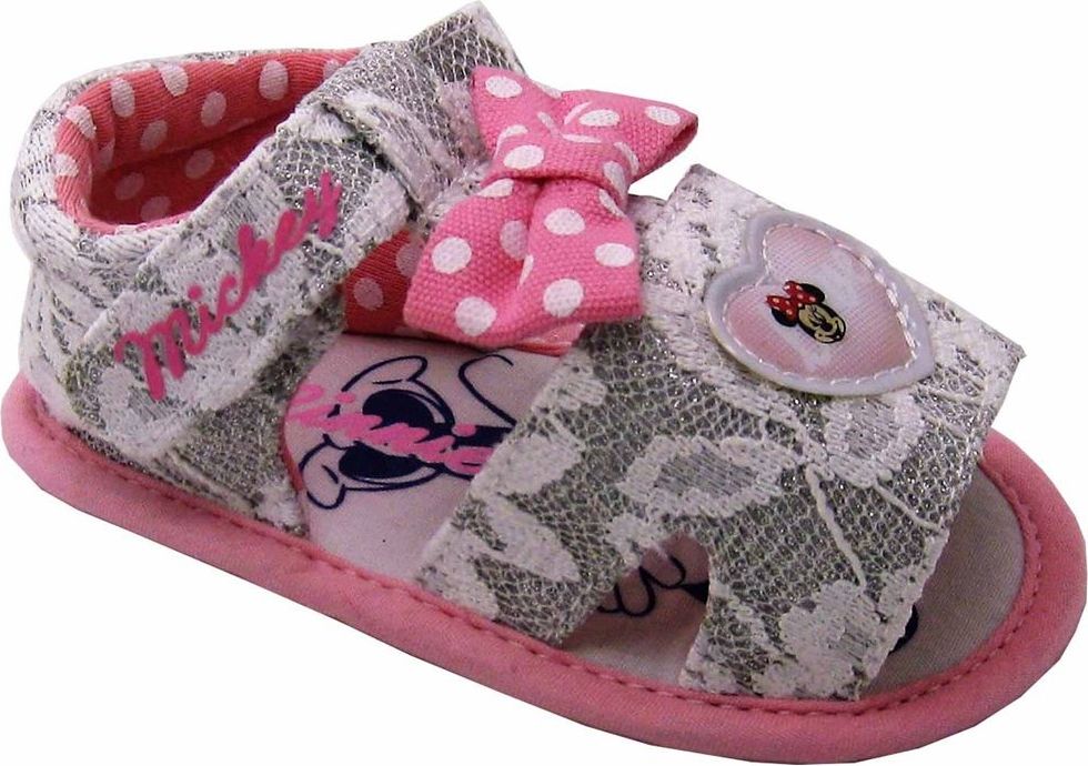 Disney by Arnetta dívčí sandály Minnie 15 šedá - obrázek 1