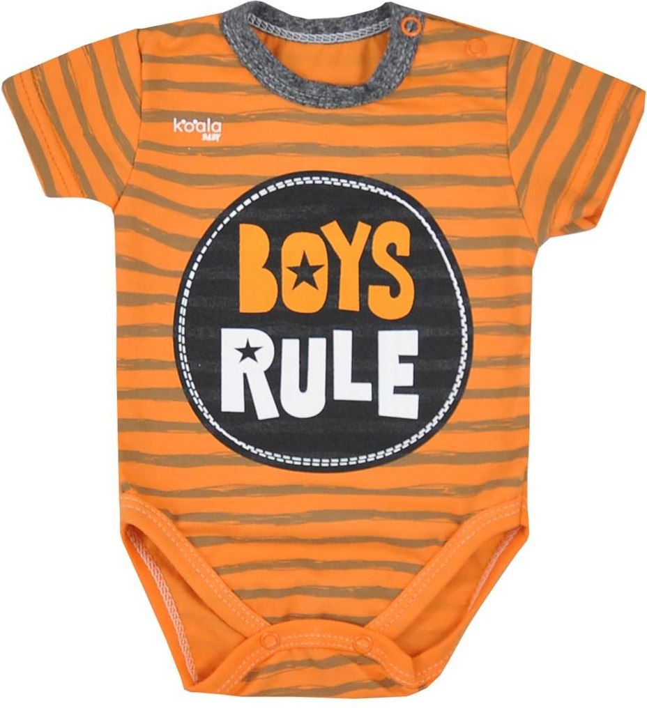 Kojenecké letní body Koala Boys Rule modré&nbsp;-&nbsp;80 (9-12m) - obrázek 1