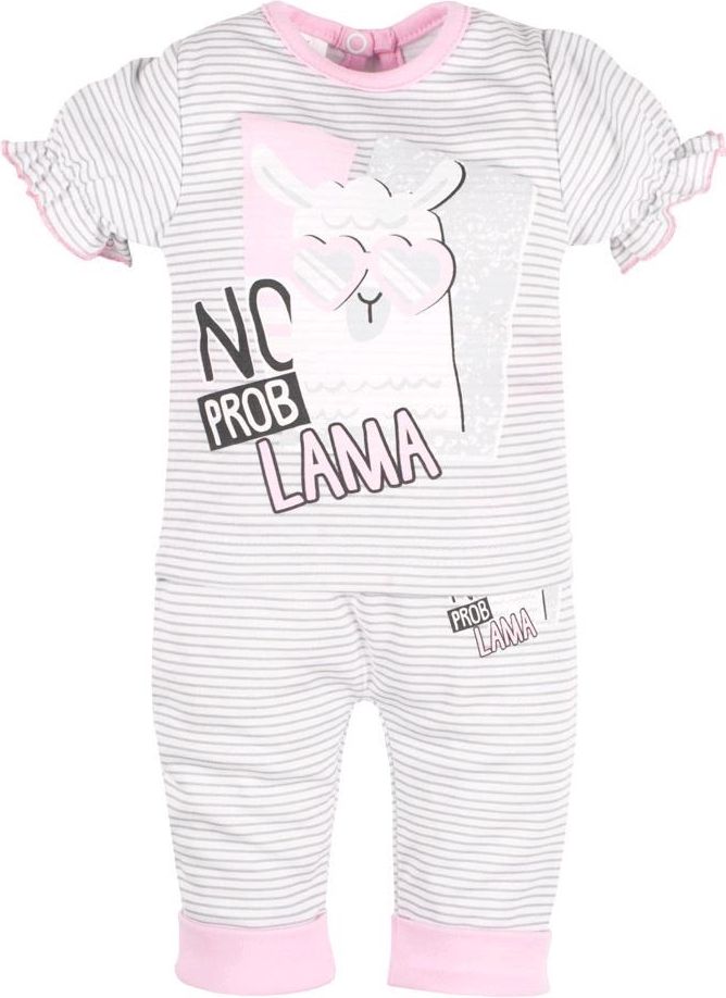 Kojenecké tričko s krátkým rukávem a tepláčky New Baby Lama&nbsp;-&nbsp;74 (6-9m) - obrázek 1