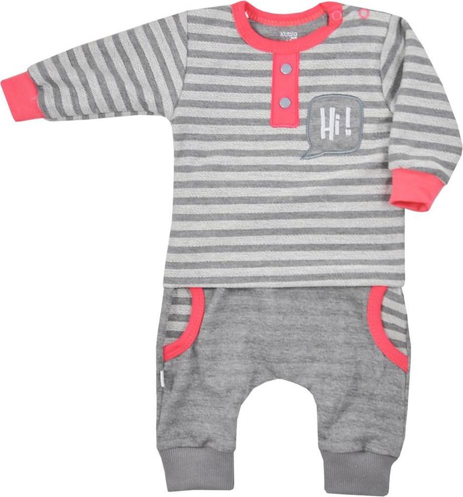 Kojenecké tepláčky a tričko Koala Hi! modro-hořčicové&nbsp;-&nbsp;80 (9-12m) - obrázek 1