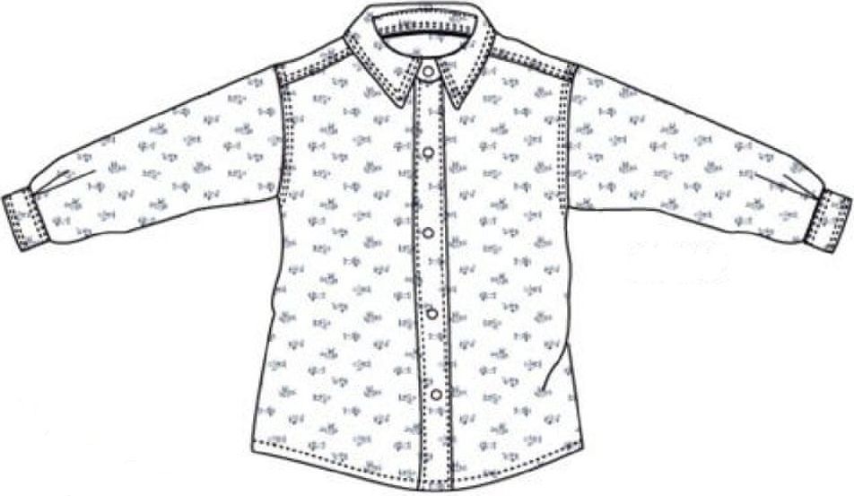 Carodel chlapecká košile 68 bílá - obrázek 1