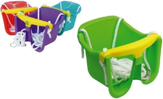 Teddies Houpačka Baby plast 30x23x28cm nosnost 25kg asst 4 barvy - obrázek 1