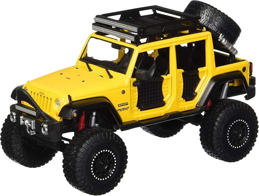 Maisto Jeep Wrangler Unlimited - žlutá - obrázek 1