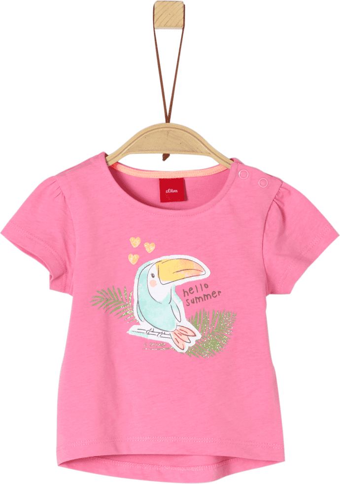 s.Oliver dívčí tričko 80 růžová - obrázek 1