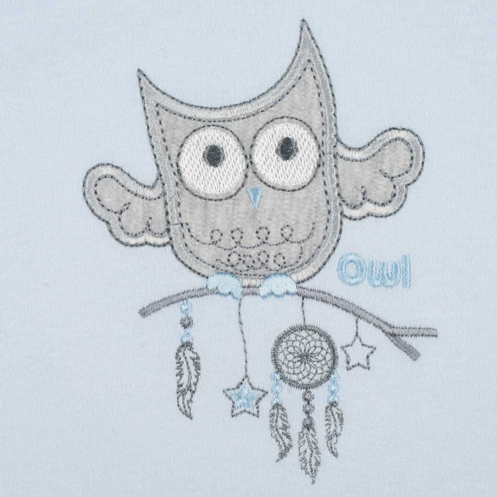 Kojenecké body New Baby Owl modré 68 (4-6m) - obrázek 2