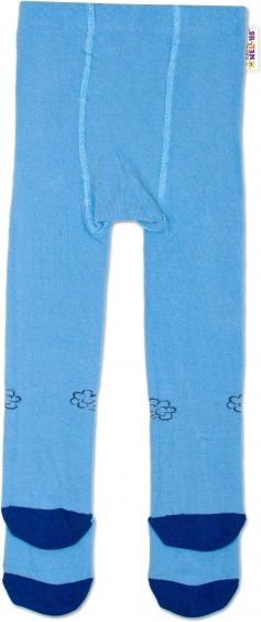 Baby Nellys Baby Nellys Bavlněné punčocháče Autíčko - modré 62-74 (3-9m) - obrázek 3