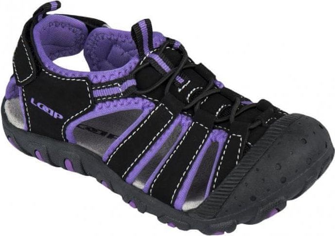 Loap dívčí sandály Dopey 35 černá/fialová - obrázek 1