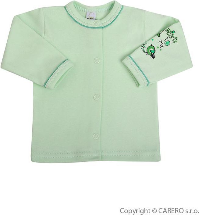 Kojenecký kabátek Bobas Fashion Benjamin zelený - 62 (3-6m) - obrázek 1