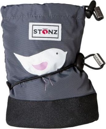 Stonz Chlapecké nepromokavé capáčky/návleky/sněhule s ptáčkem 18 šedé - obrázek 1