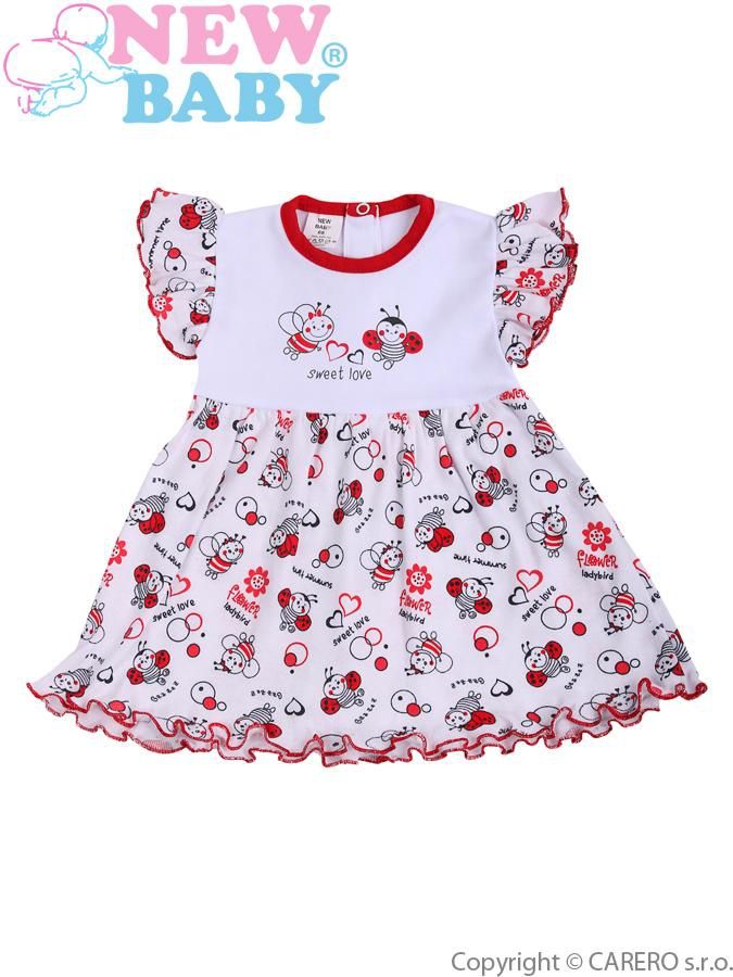 Kojenecké šaty New Baby Beruška - 68 (4-6m) - obrázek 1