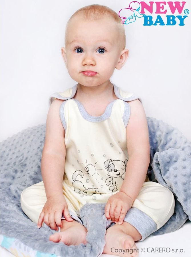 Kojenecké dupačky New Baby Kamarádi modré&nbsp;-&nbsp;62 (3-6m) - obrázek 2