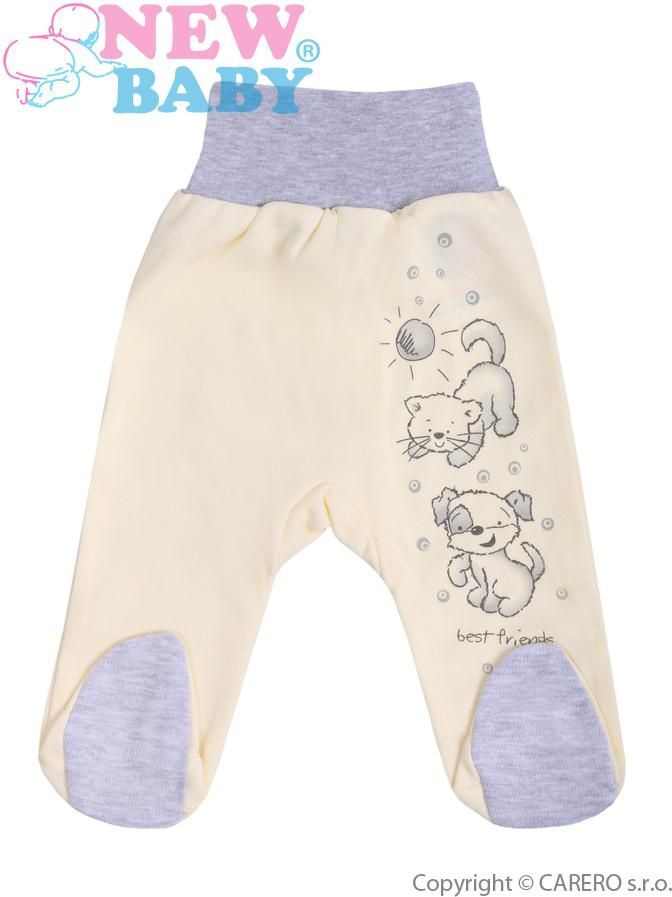 Kojenecké polodupačky New Baby Kamarádi modré&nbsp;-&nbsp;74 (6-9m) - obrázek 1