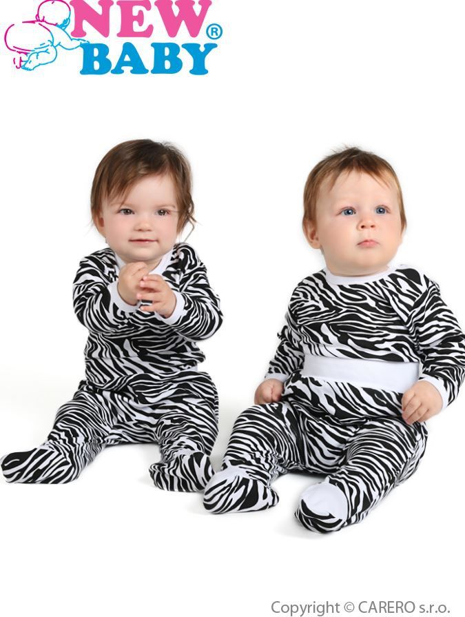 Kojenecké body s dlouhým rukávem celopotištěné New Baby Zebra&nbsp;-&nbsp;80 (9-12m) - obrázek 3