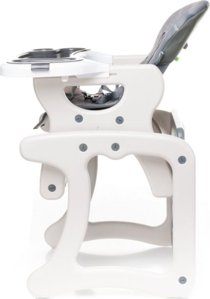 Jídelní židlička plastová 4Baby Fashion Grey - obrázek 2