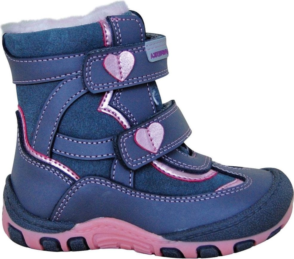 Protetika dívčí zimní boty Sabina 19 modrá - obrázek 1