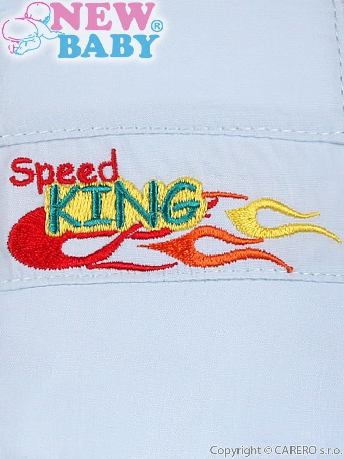 Letní dětská čepička-šátek New Baby Speed King modrá&nbsp;-&nbsp;110 (4-5r) - obrázek 2