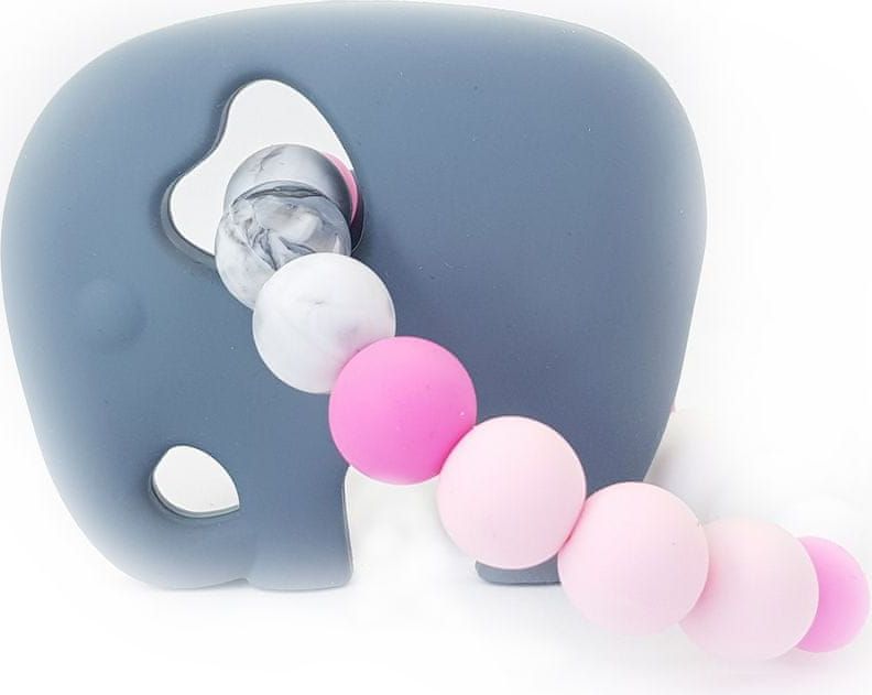 KidPro Silikonové kousátko: Slůně Emily - obrázek 1