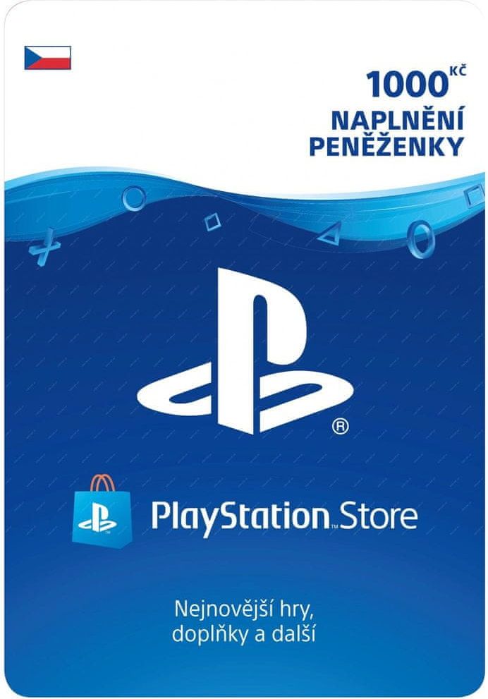Sony PlayStation Store naplnění peněženky 1000 Kč (SCEE-CZ-00100000) - elektronicky - obrázek 1