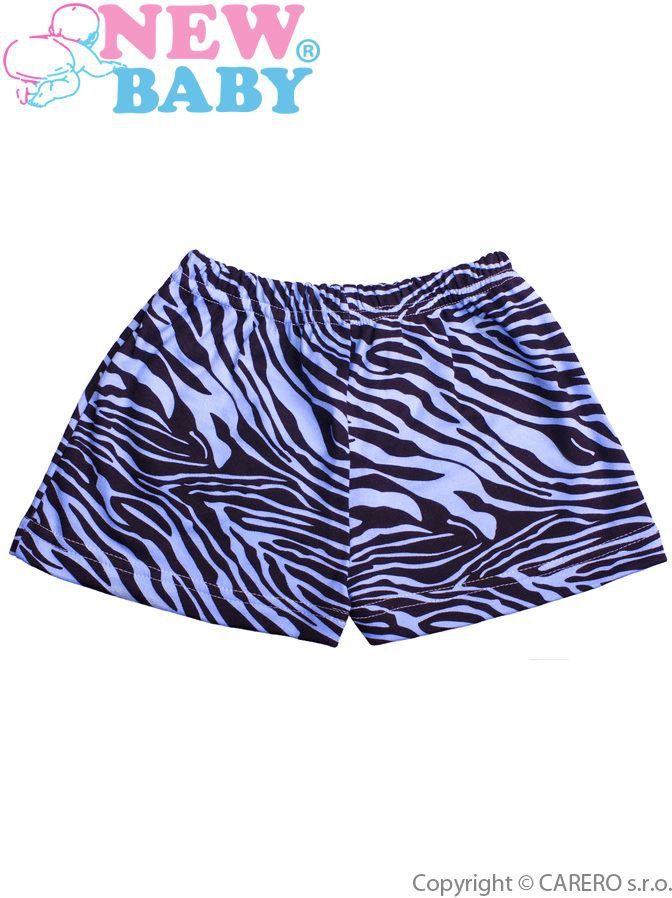 Dětské kraťasy New Baby Zebra modré&nbsp;-&nbsp;80 (9-12m) - obrázek 1