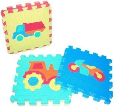 Wiky Wiky Měkké puzzle bloky DOPRAVNÍ PROSTŘEDKY 30 cm - obrázek 5