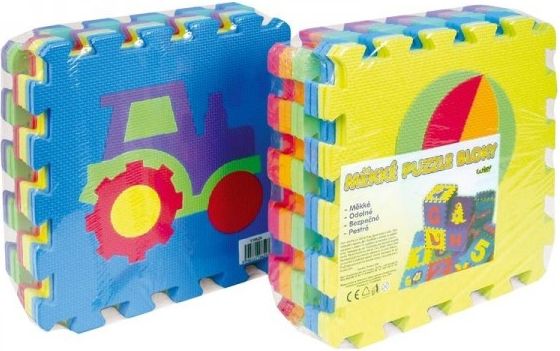 Wiky Wiky Měkké puzzle bloky DOPRAVNÍ PROSTŘEDKY 30 cm - obrázek 6