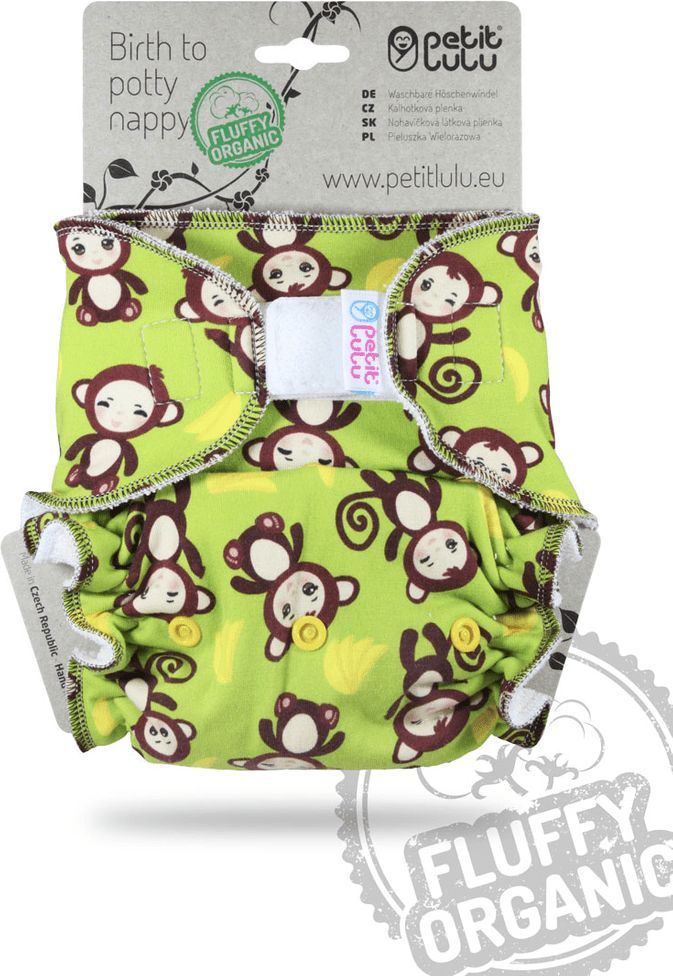 Petit Lulu kalhotová plena suchý zip Monkey Busines - obrázek 1