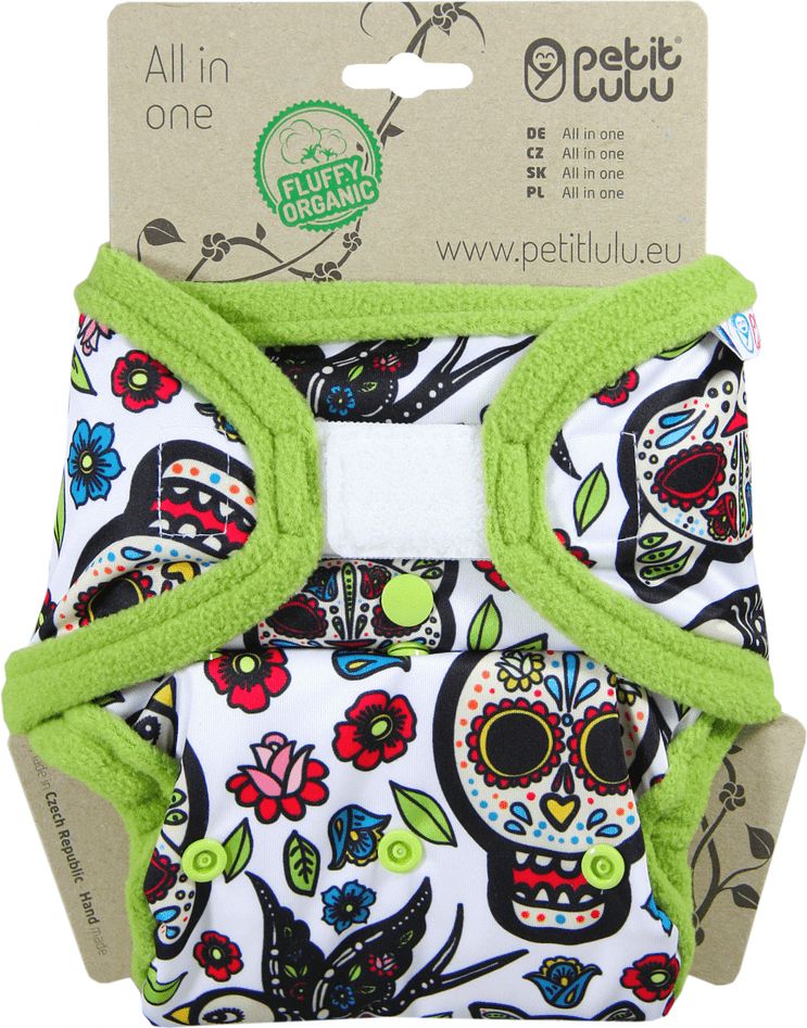Petit Lulu All In One kapsová suchý zip Mexické lebky - obrázek 1