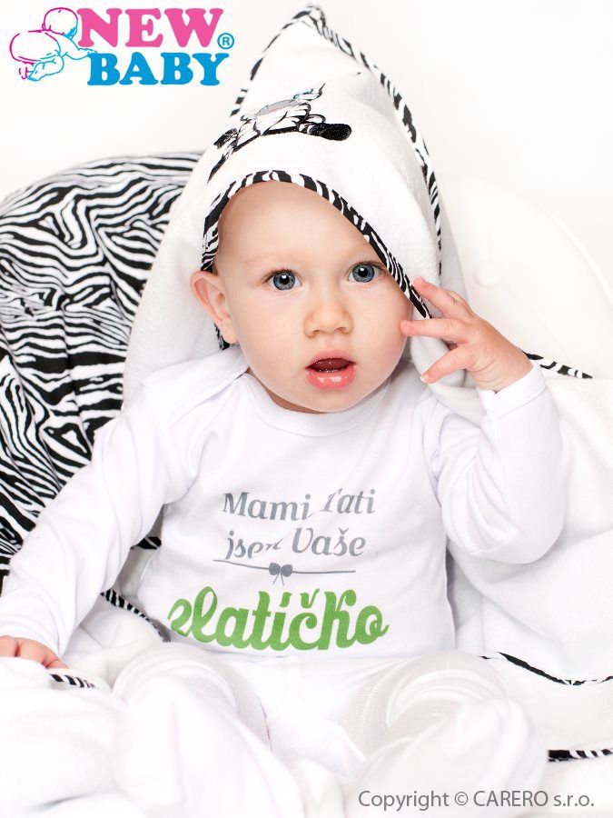 Body s potiskem New Baby Mami, Tati jsem Vaše zlatíčko&nbsp;-&nbsp;86 (12-18m) - obrázek 2