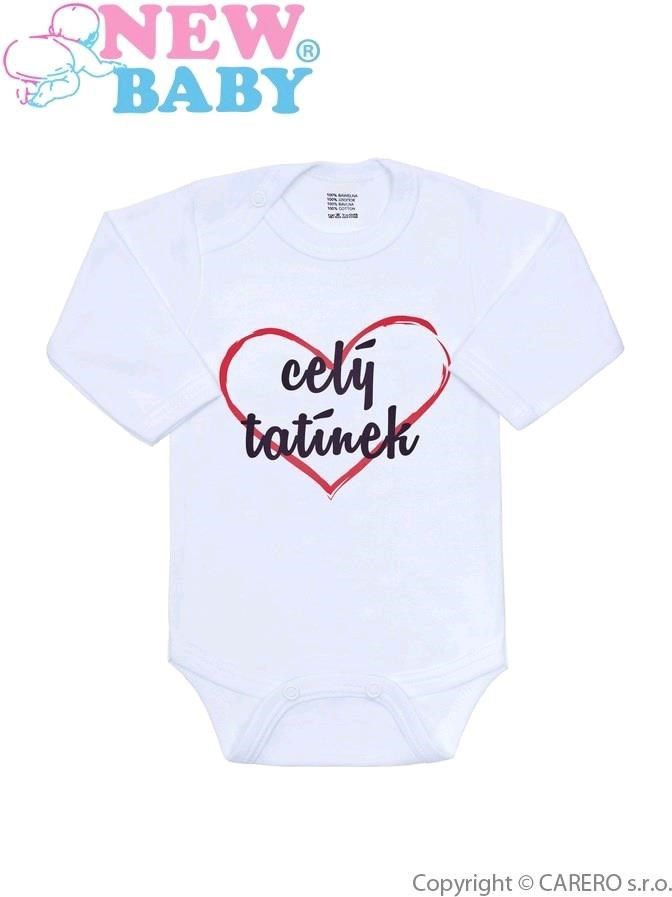 Body s potiskem New Baby celý tatínek - 86 (12-18m) - obrázek 1