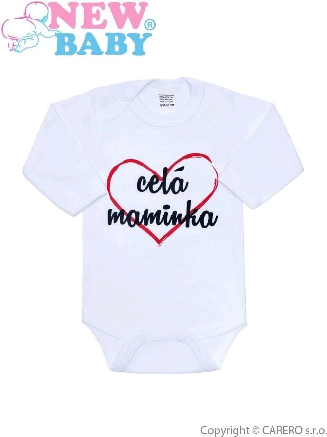 Body s potiskem New Baby celá maminka&nbsp;-&nbsp;68 (4-6m) - obrázek 1