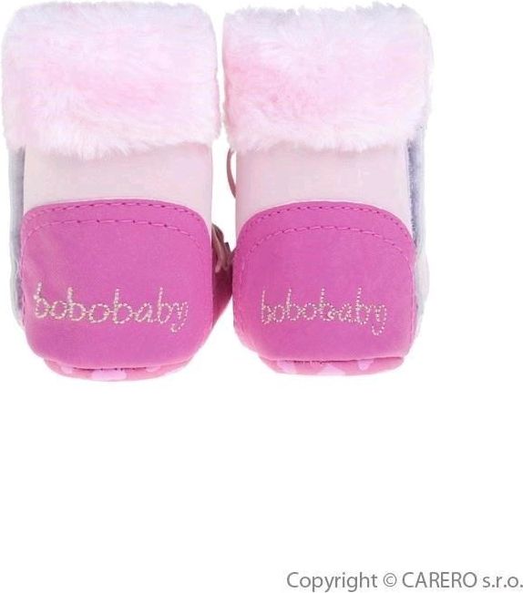 Dětské zimní capáčky Bobo Baby 12-18m růžové&nbsp;-&nbsp;86 (12-18m) - obrázek 2