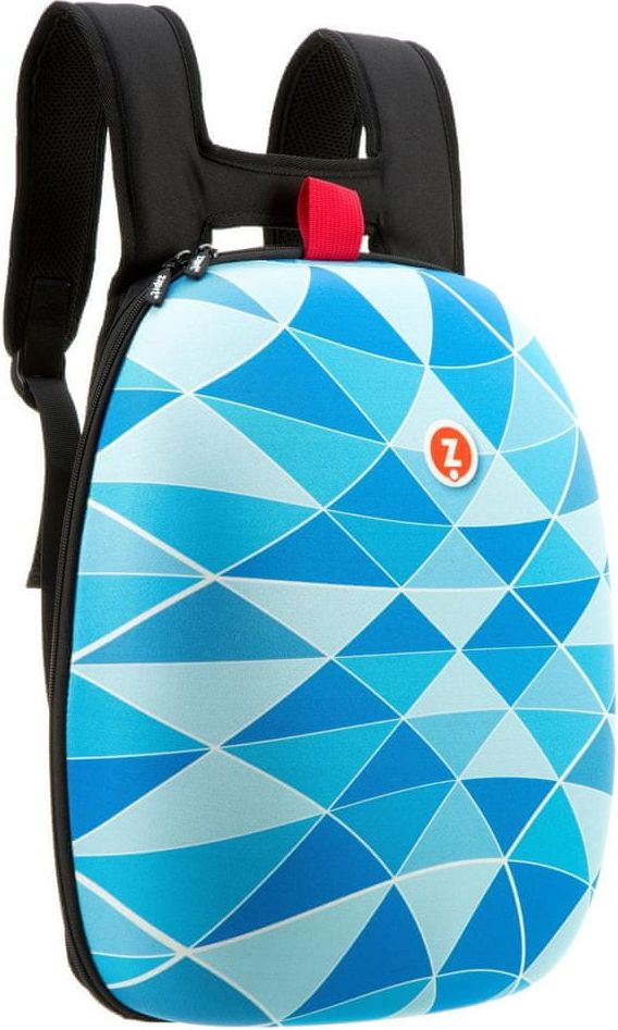 Zipit Shell batoh Blue triangles - obrázek 1